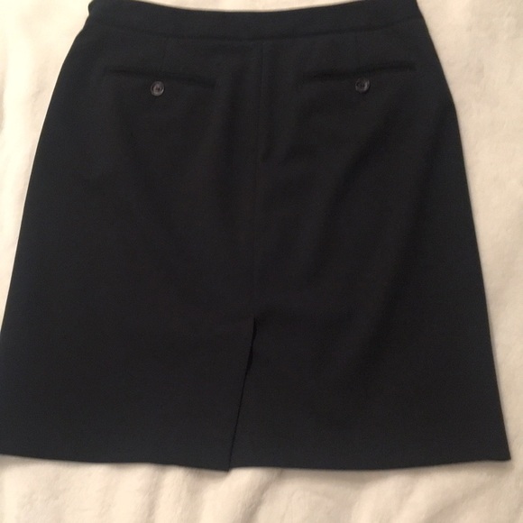 Theory navy blue wool blend short skirt size 0 - Picture 2 of 4